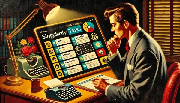 Итак, живой список. Работающая система в  Singularity App